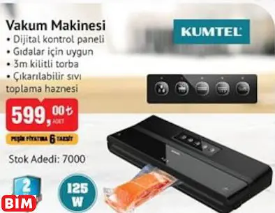 KUMTEL VAKUM MAKİNESİ KUMTEL VAKUM MAKİNESİ